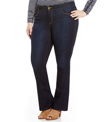 Democracy Plus Size #double;Ab#double;solution® Mid Rise Itty Bitty Bootcut Jeans