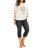 Democracy Plus Size #double;Ab#double;solution® Crop Jeans