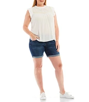 Democracy Plus Size #double;Ab#double;solution® Cuffed Mid Shorts