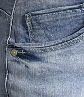 Democracy Plus Size #double;Ab#double;solution Frayed Hem Skimmer Bermuda Shorts