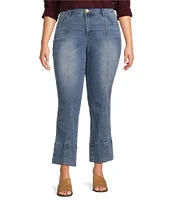 Democracy Plus Size #double;Ab#double;solution® High Rise Kick Flare Leg Denim Jeans