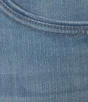 Democracy Plus Size #double;Ab#double;solution® Slim Straight High Rise Embroidered Cascading-D Back Pocket Jeans