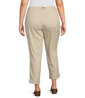 Democracy Plus Size #double;Ab#double;solution Stretch Tapered Utility High Rise Tapered Leg Pants