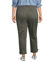 Democracy Plus Size #double;Ab#double;solution Stretch Utility High Rise Tapered Leg Pants