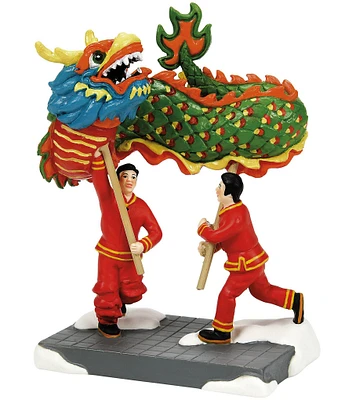 Department 56 Christmas in the City Village Chinese Dragon Dance Figurine