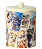 Department 56 Disney Ceramic Collection Disney Poster Collage Canister