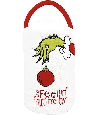 Department 56 Snowpinions Feelin' Grinchy Holiday Fleece Throw