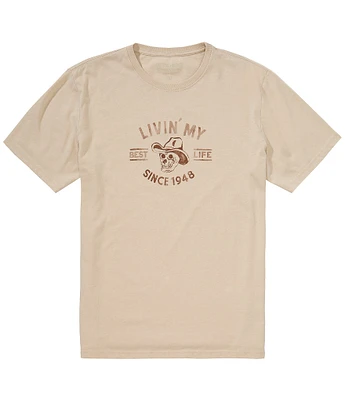 Devil-Dog Dungarees Livin' My Best Life Graphic T-Shirt