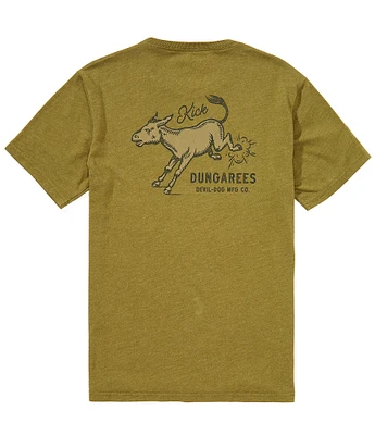 Devil-Dog Dungarees Military Green Graphic T-Shirt