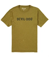 Devil-Dog Dungarees Military Green Graphic T-Shirt