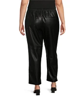 Dex Clothing Plus Mid Rise Straight Leg Pull-On Pants