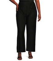 Dex Plus Mid Rise Pleated Pull-On Pants