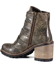 Diba True Com Rad Multi Strap Distressed Leather Booties