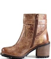 Diba True Craze Hot Distressed Leather Moto Booties