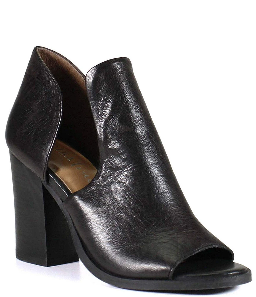 Diba True Ivy Road Leather Peep Toe d'Orsay Shooties