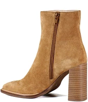 Diba True Key Switch Suede Block Heel Booties