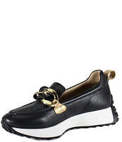 Diba True Kind Words Leather Platform Chain Loafers