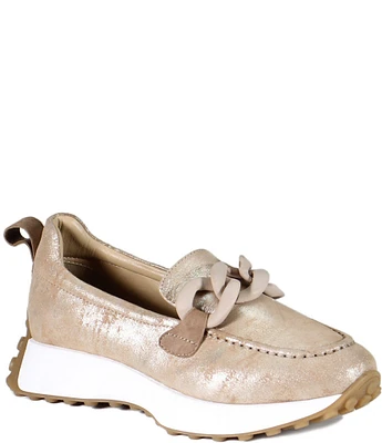 Diba True Kind Words Metallic Platform Chain Loafers