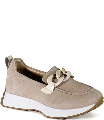 Diba True Kind Words Suede Platform Chain Loafers