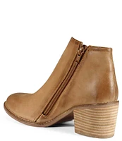 Diba True Ma Sheena Leather Cut Out Western Ankle Booties