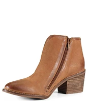 Diba True Ma Sheena Leather Cut Out Western Ankle Booties