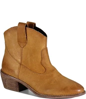 Diba True Outta Town Leather Western Booties