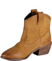 Diba True Outta Town Leather Western Booties