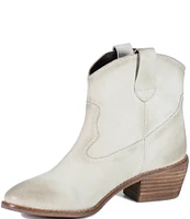 Diba True Outta Town Nubuck Leather Western Booties