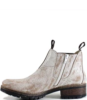 Diba True Say So Distressed Leather Chelsea Booties