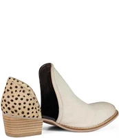 Diba True Shy Town Cheetah Haircalf Cut Out Booties