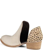 Diba True Shy Town Cheetah Haircalf Cut Out Booties