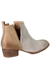 Diba True Stop By Suede Two Tone Western Booties