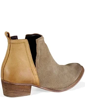 Diba True Stop By Suede Two Tone Western Booties