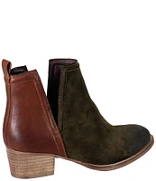 Diba True Stop By Suede Two Tone Western Booties