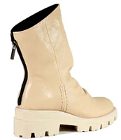 Diba True Sunny Rain Leather Lug Sole Platform Booties