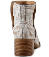 Diba True Walnut Grove Distressed Leather Western Booties