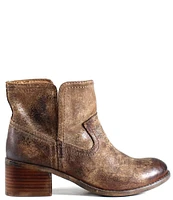 Diba True Walnut Grove Distressed Leather Western Booties