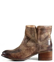 Diba True Walnut Grove Distressed Leather Western Booties