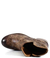 Diba True Walnut Grove Distressed Leather Western Booties