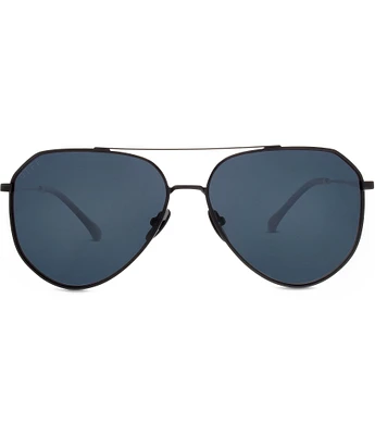 DIFF Eyewear Unisex Polarized Geometric Aviator Sunglasses