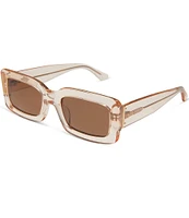 DIFF Eyewear Women's Indy 51mm Rectangle Sunglasses