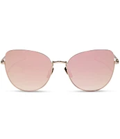 DIFF Eyewear Women's Kinsley 57mm Round Sunglasses