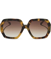 DIFF Eyewear Women's Nola 51mm Square Sunglasses