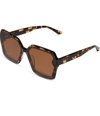 DIFF Eyewear Women's Presley 63mm Square Sunglasses