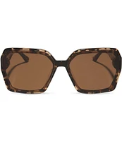 DIFF Eyewear Women's Presley 63mm Square Sunglasses