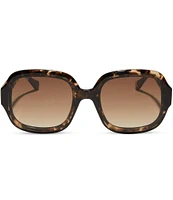 DIFF Eyewear Women's Seraphina 57mm Round Polarized Sunglasses