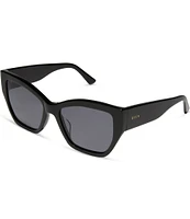 DIFF Eyewear Women's Vivienne 56mm Cat Eye Polarized Sunglasses