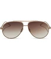 DIFF Eyewear x Jessie James Decker Women's Denver 61mm Aviator Sunglasses