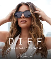 DIFF Eyewear x Jessie James Decker Women's Sicily 54mm Square Sunglasses