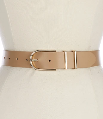 Dillard's 1.37#double; Modern Multi Loop Faux Leather Belt